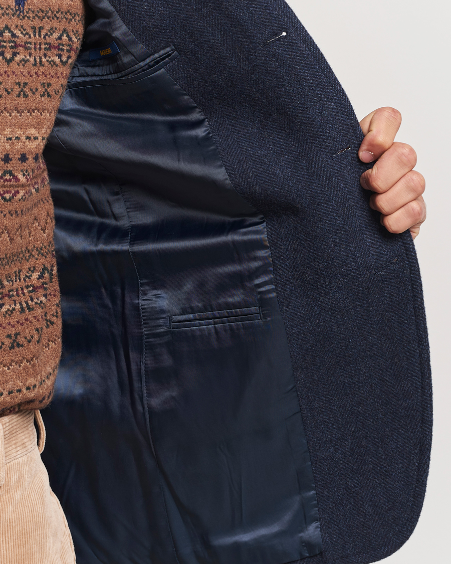 Herr | Kavajer | Polo Ralph Lauren | Broken Herringbone Sportcoat Navy Multi