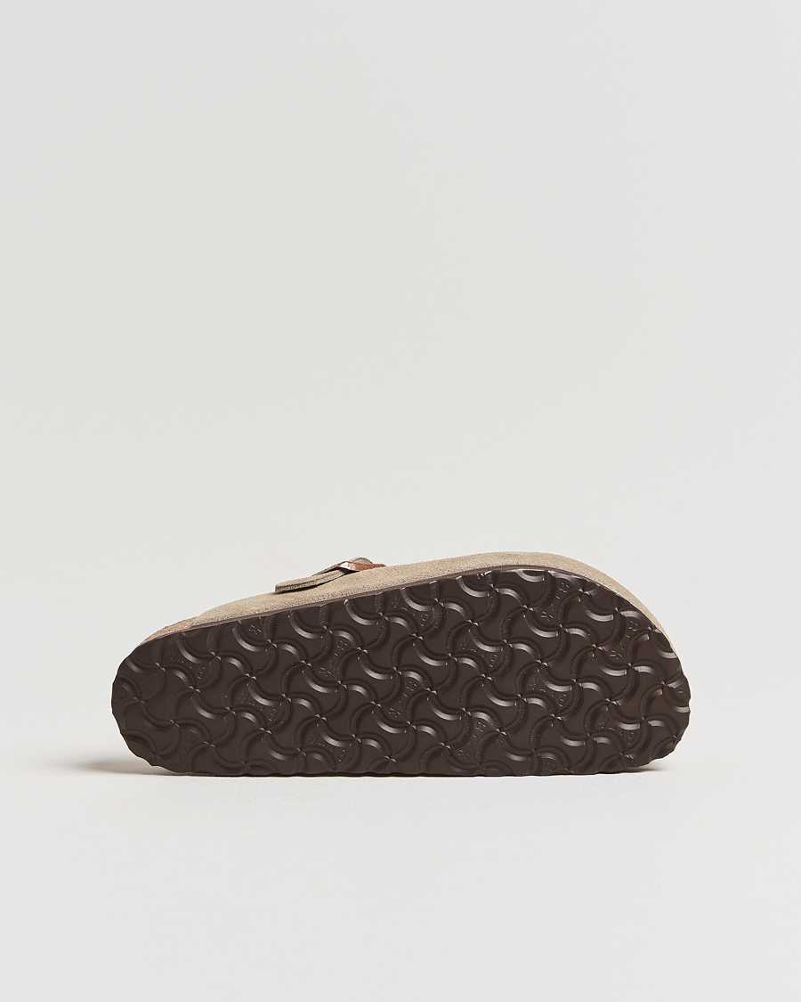 Herr | Sandaler & Tofflor | BIRKENSTOCK | Woman Boston Soft Footbed Taupe Suede