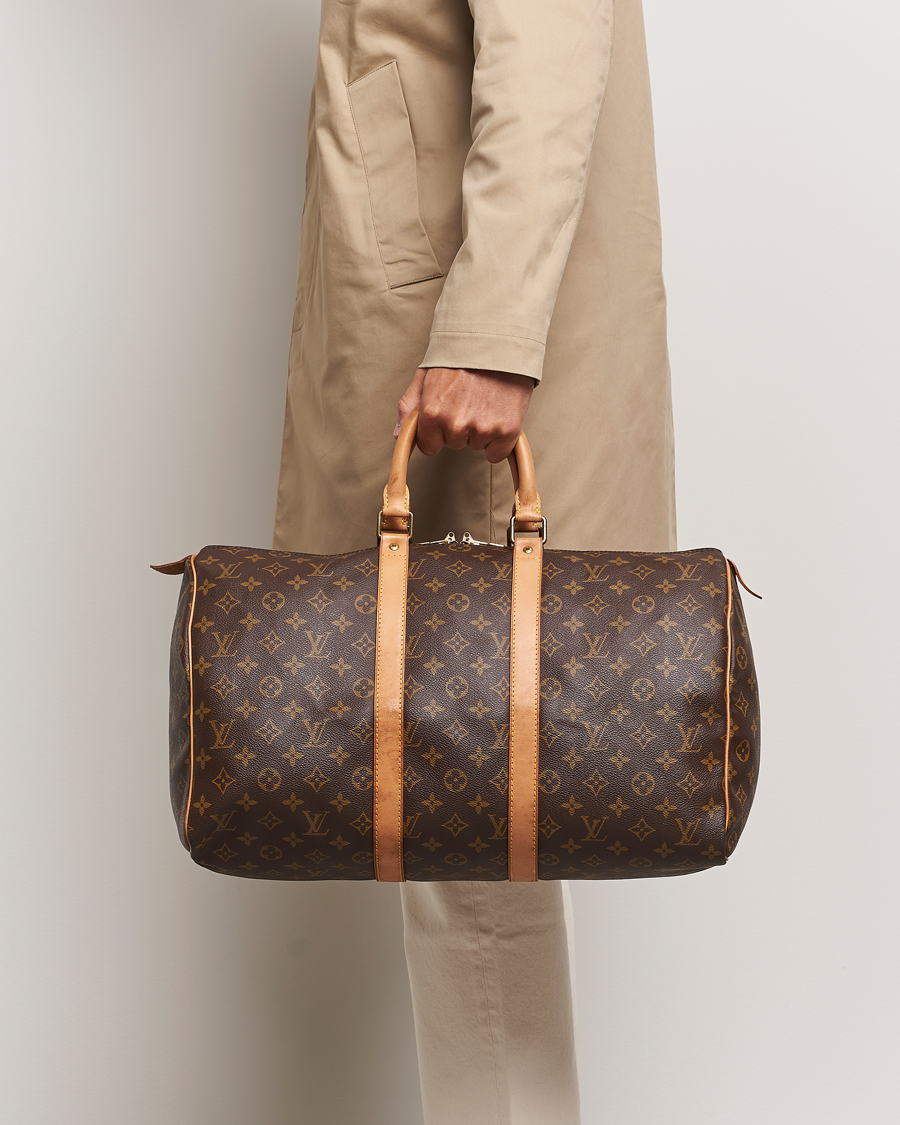 Herr | Louis Vuitton Pre-Owned Keepall 45 Bag Monogram | Louis Vuitton Pre-Owned | Keepall 45 Bag Monogram
