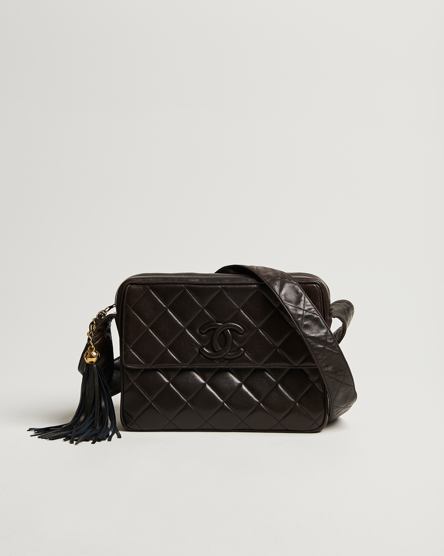 Herr | Gifts for Her | Chanel Pre-Owned | Tassel Flap Shoulder Bag Black Lambskin