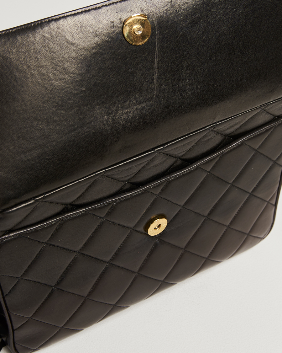 Herr | Gifts for Her | Chanel Pre-Owned | Tassel Flap Shoulder Bag Black Lambskin
