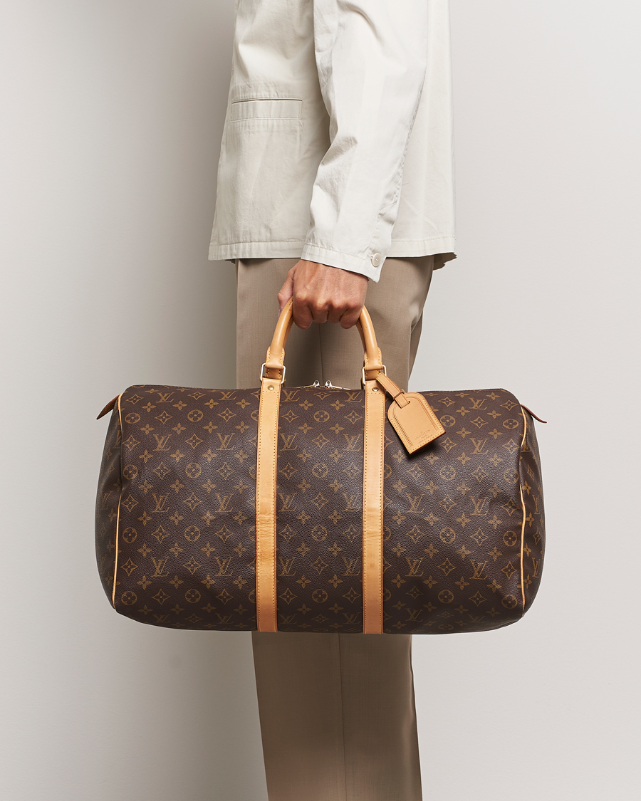 Herr | Louis Vuitton Pre-Owned Keepall 50 Bag Monogram | Louis Vuitton Pre-Owned | Keepall 50 Bag Monogram