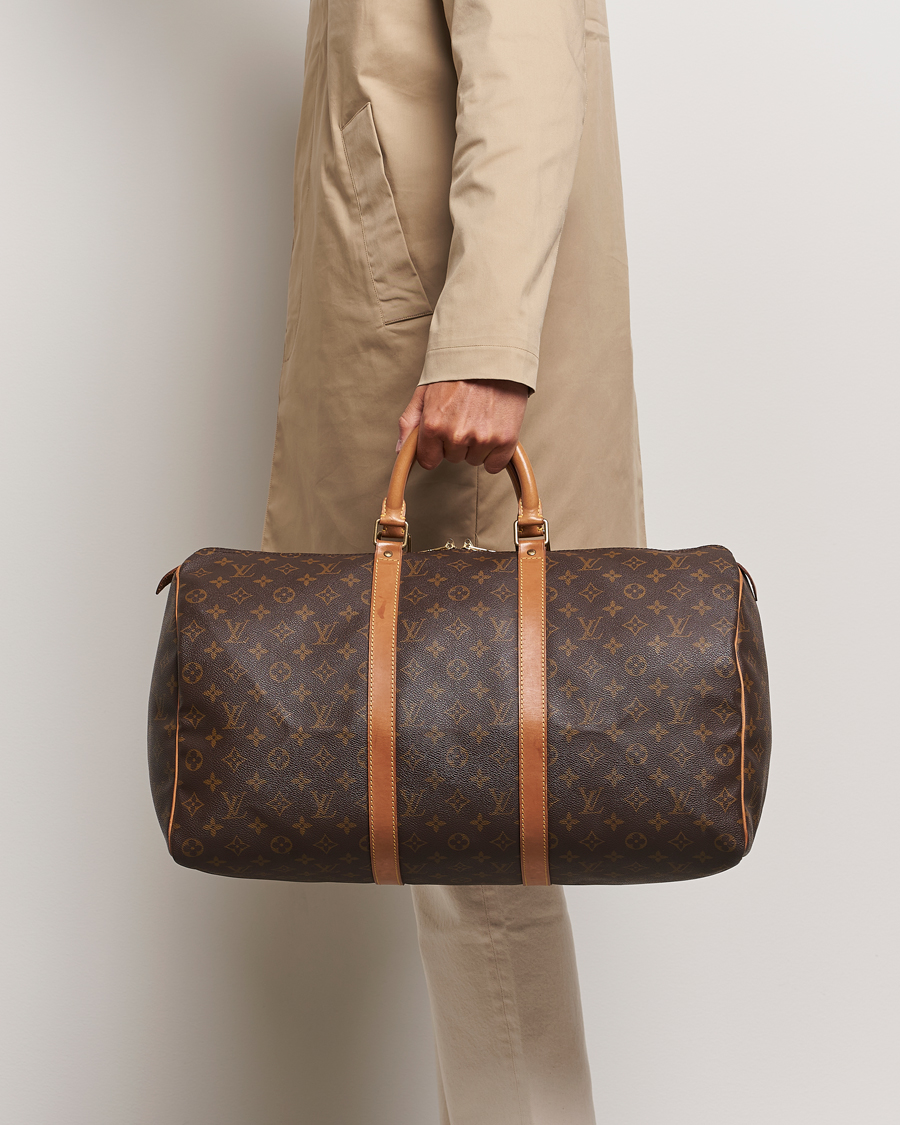Herr | Louis Vuitton Pre-Owned Keepall 50 Bag Monogram | Louis Vuitton Pre-Owned | Keepall 50 Bag Monogram