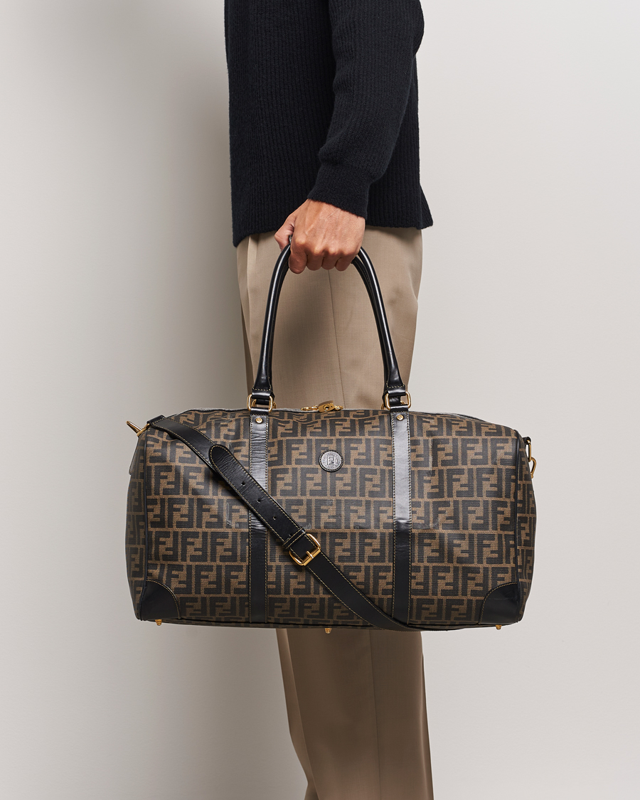 Herr | Fendi Pre-Owned Boston Duffle Bag Zucca Pattern | Fendi Pre-Owned | Boston Duffle Bag Zucca Pattern