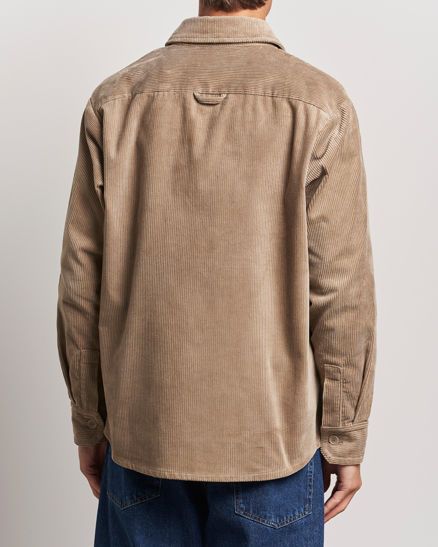 Herr | Skjortor | A.P.C. | Bobby Corduroy Overshirt Beige