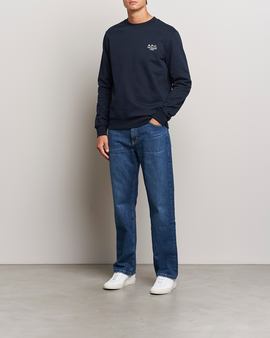 Herr | Tröjor | A.P.C. | Rue Madame Sweatshirt Dark Navy
