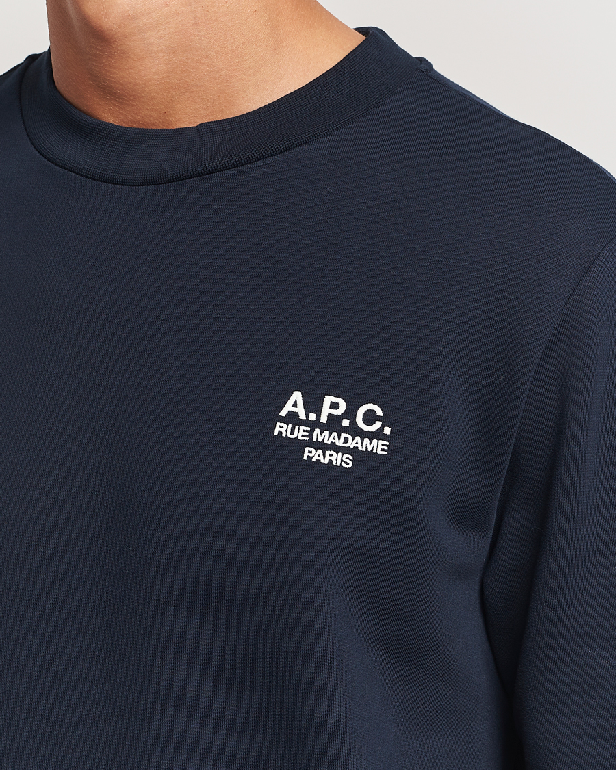 Herr | Tröjor | A.P.C. | Rue Madame Sweatshirt Dark Navy