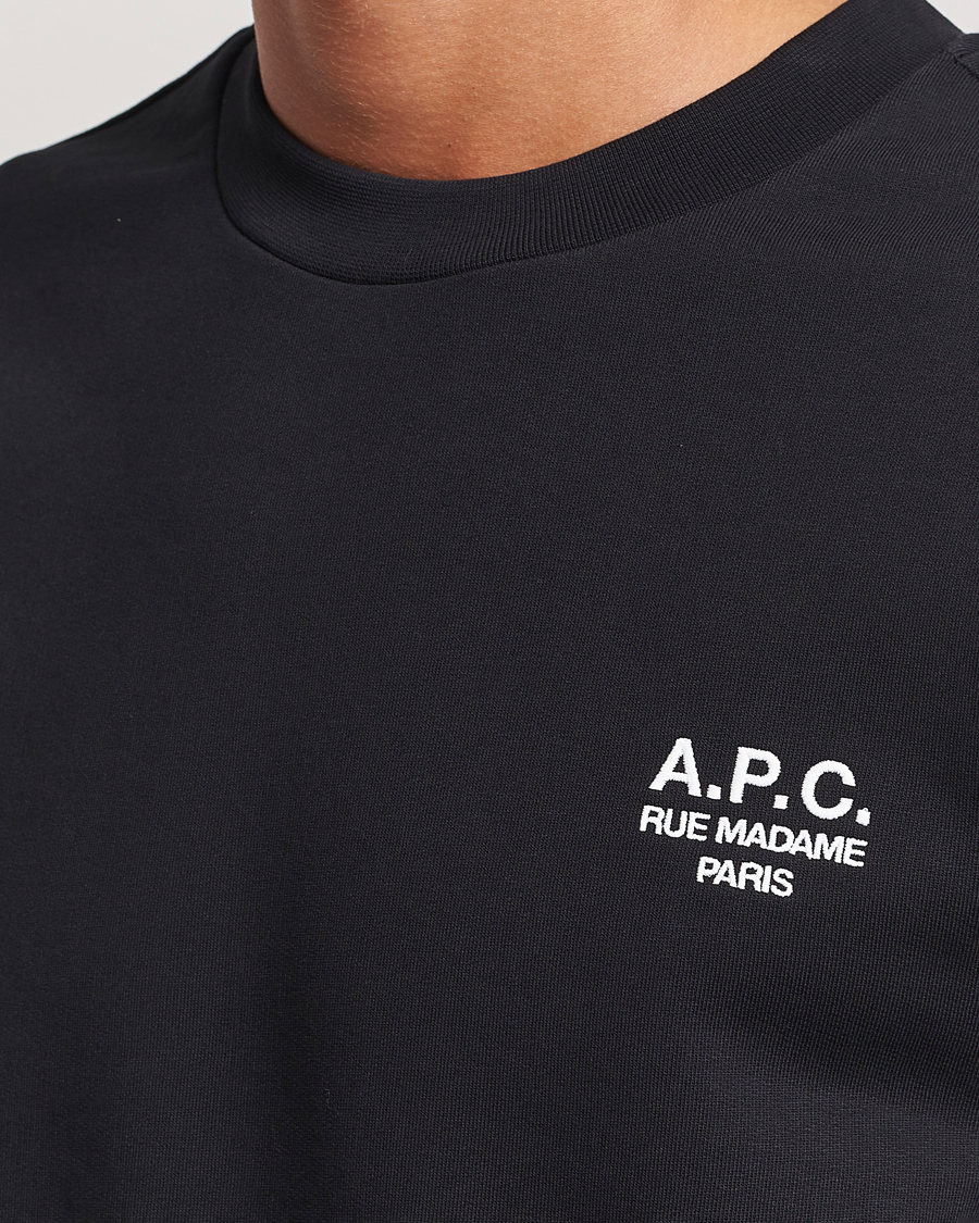 Herr | Tröjor | A.P.C. | Rue Madame Sweatshirt Black/White