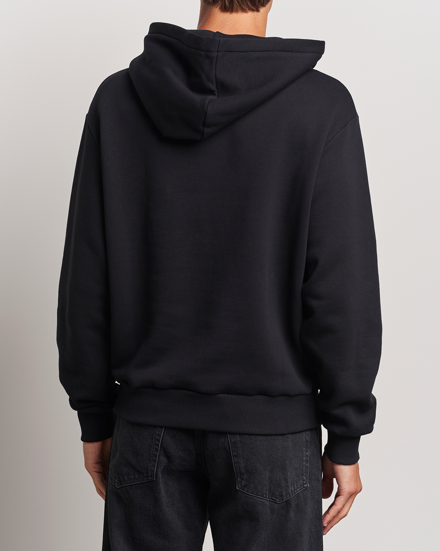 Herr | Tröjor | A.P.C. | Boxy Micro Center Logo Hoodie Black