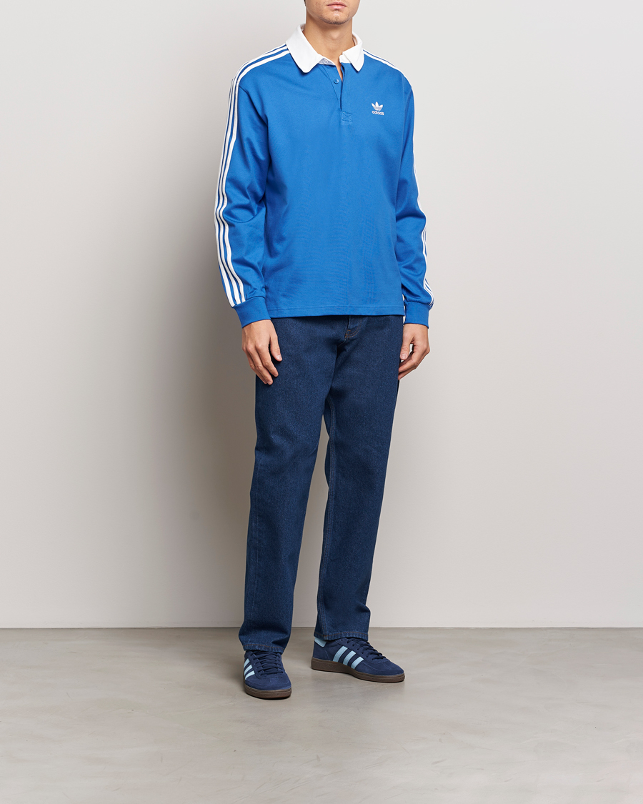 Herr | Tröjor | adidas Originals | Rugby Polo Blue