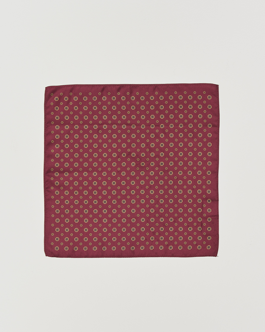 Herr | Amanda Christensen Box Set Silk 8 cm Tie And Pocket Square Bordeaux | Amanda Christensen | Box Set Silk 8 cm Tie And Pocket Square Bordeaux