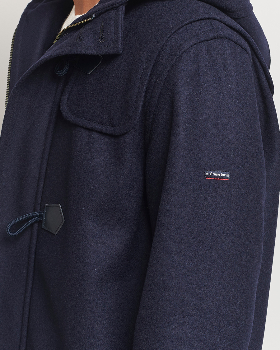 Herr | Jackor | Armor-lux | Quimper Duffle Coat Navy