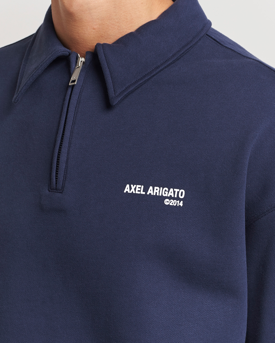 Herr | Tröjor | Axel Arigato | Remi Half Zip Sweater Navy