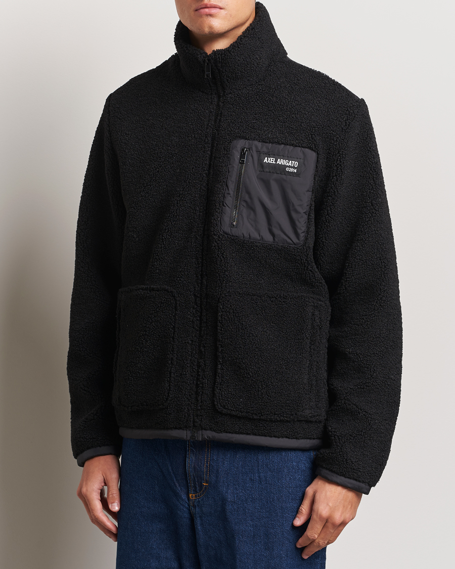Herr | Tröjor | Axel Arigato | Billie Fleece Jacket Black