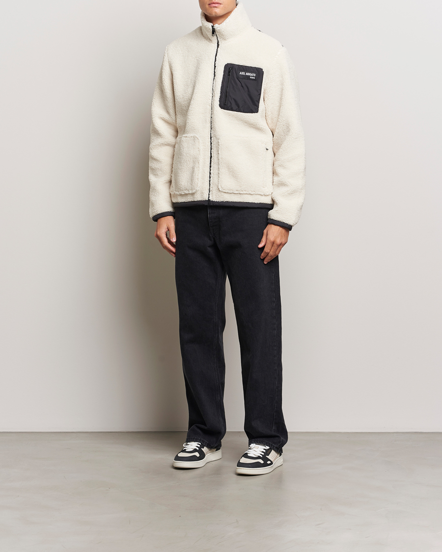 Herr | Tröjor | Axel Arigato | Billie Fleece Jacket Ecru