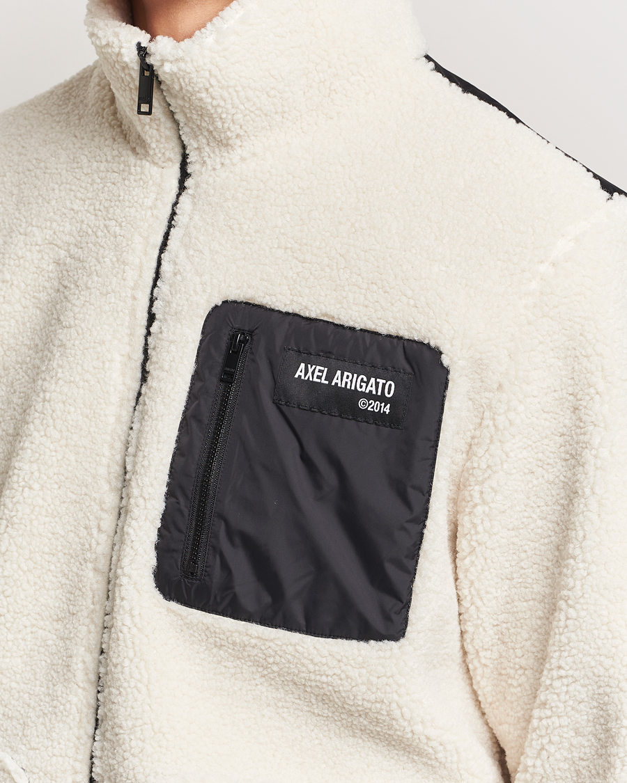 Herr | Tröjor | Axel Arigato | Billie Fleece Jacket Ecru