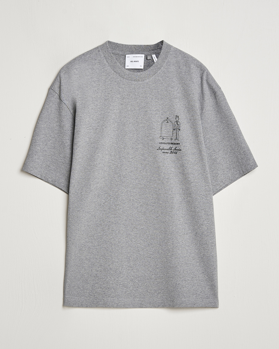 Herr | T-Shirts | Axel Arigato | Resort T-Shirt Grey Melange