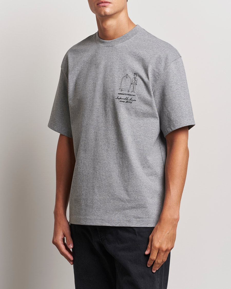 Herr | T-Shirts | Axel Arigato | Resort T-Shirt Grey Melange