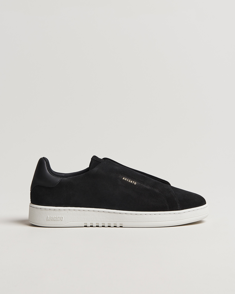 Herr | Sneakers | Axel Arigato | Dice Laceless Suede Sneaker Black