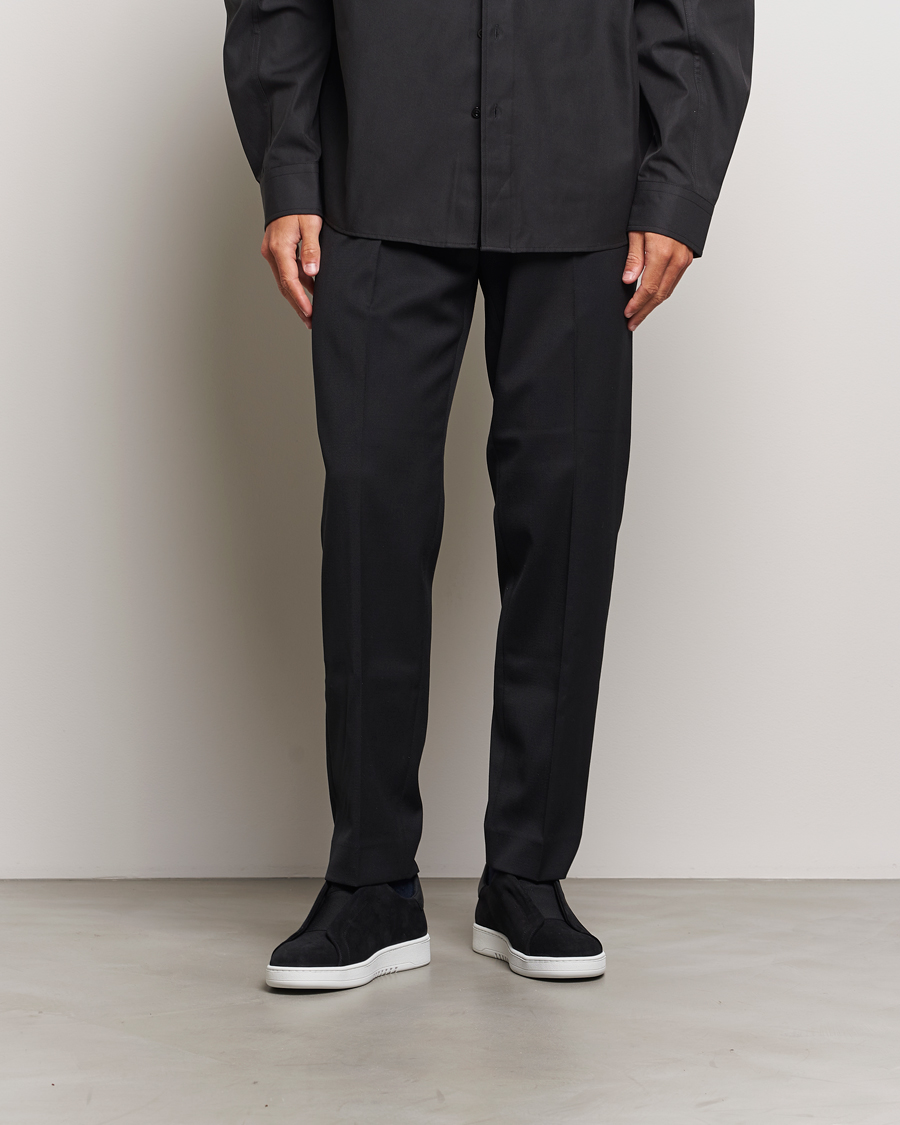 Herr | Sneakers | Axel Arigato | Dice Laceless Suede Sneaker Black