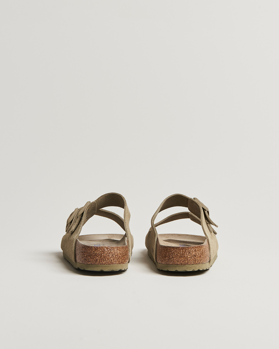 Herr | Sandaler & Tofflor | BIRKENSTOCK | Arizona Soft Footbed Faded Khaki Suede