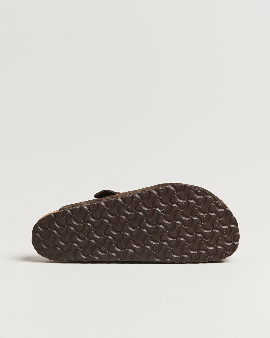 Herr | Sandaler & Tofflor | BIRKENSTOCK | Boston Soft Footbed Mocca Suede