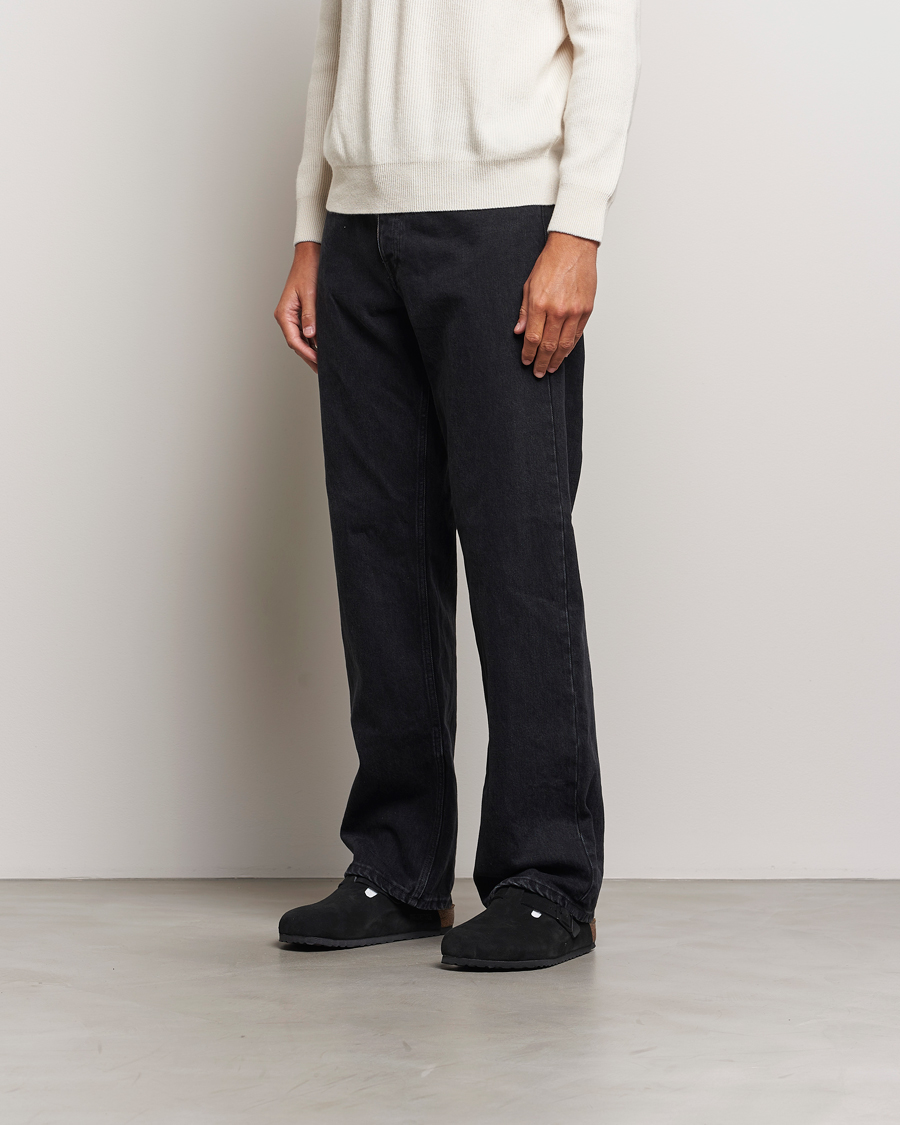 Herr | Sandaler & Tofflor | BIRKENSTOCK | Boston Soft Footbed Black Suede