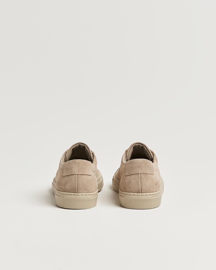Herr | Common Projects Original Achilles Suede Sneaker Taupe | Common Projects | Original Achilles Suede Sneaker Taupe