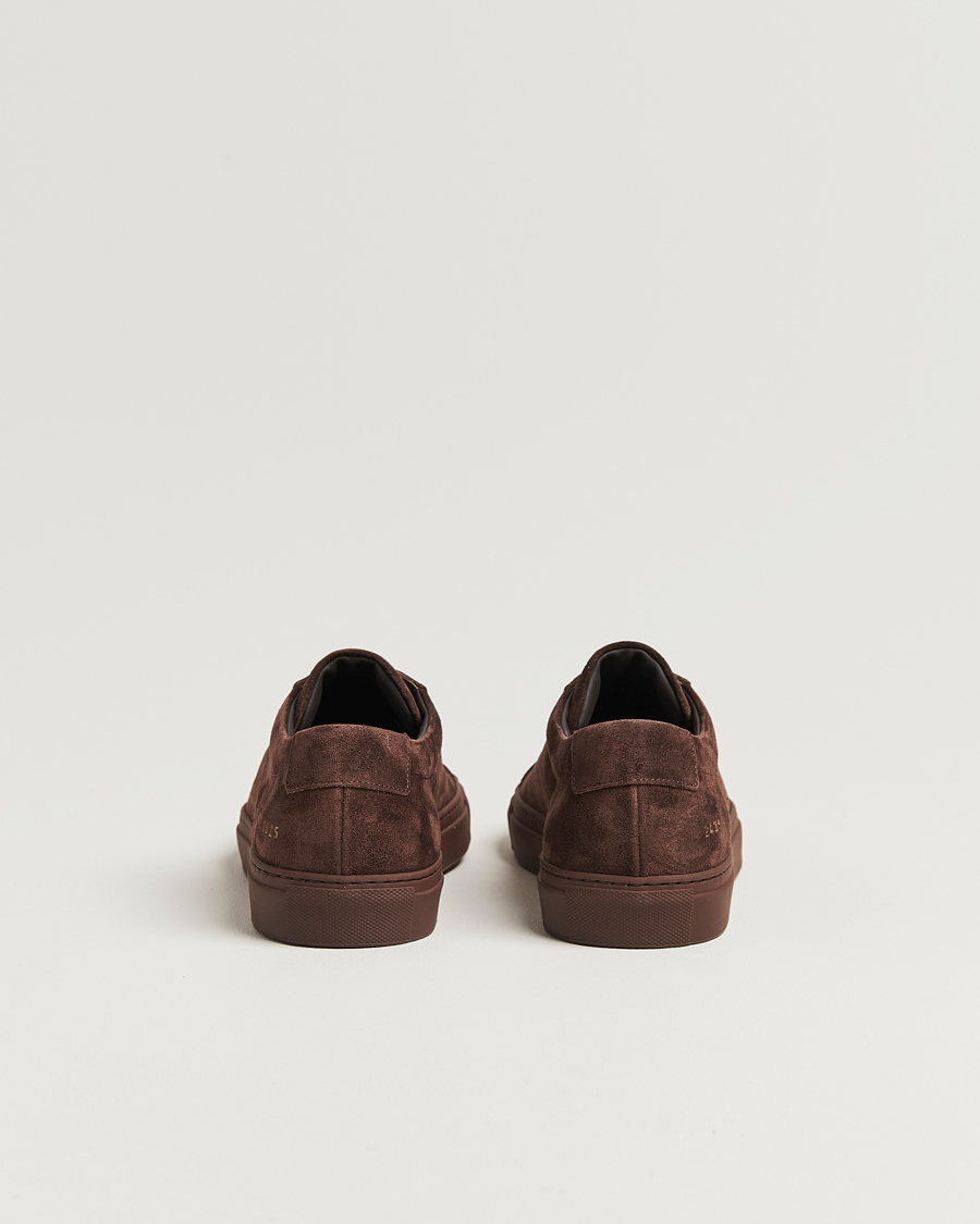 Herr | Common Projects Original Achilles Suede Sneaker Moka | Common Projects | Original Achilles Suede Sneaker Moka
