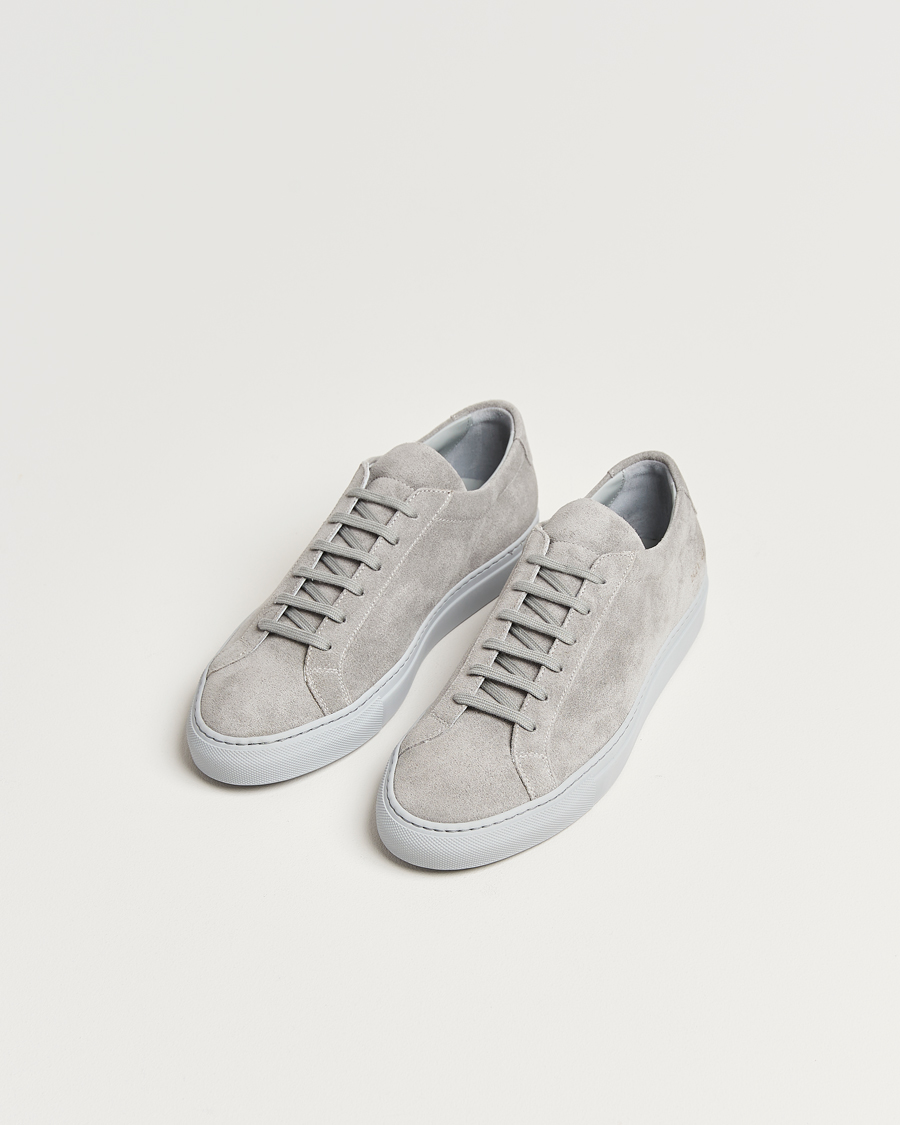 Herr | Common Projects Original Achilles Suede Sneaker Grey | Common Projects | Original Achilles Suede Sneaker Grey