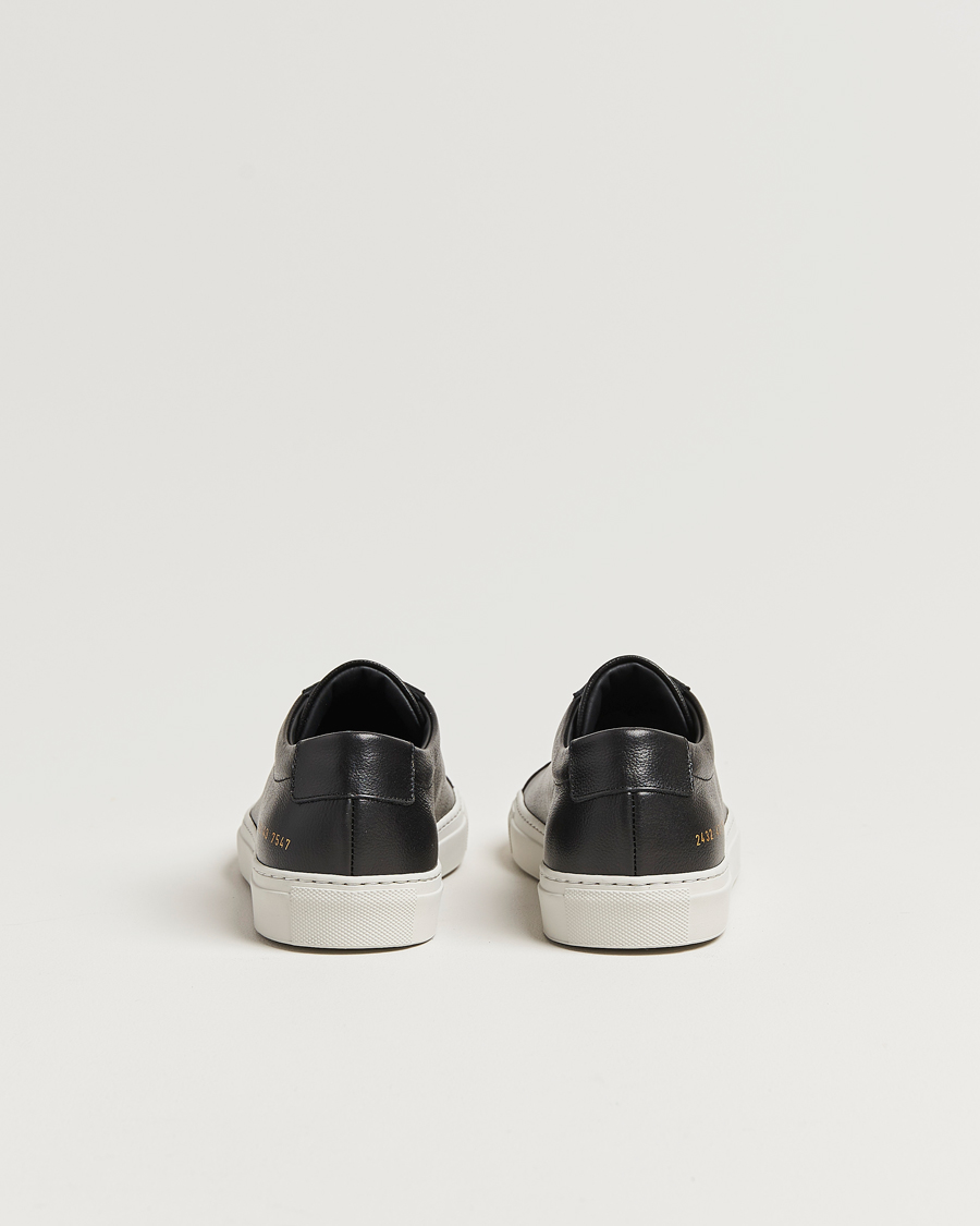 Herr | Common Projects Original Achilles Pebbled Leather Sneaker Black | Common Projects | Original Achilles Pebbled Leather Sneaker Black