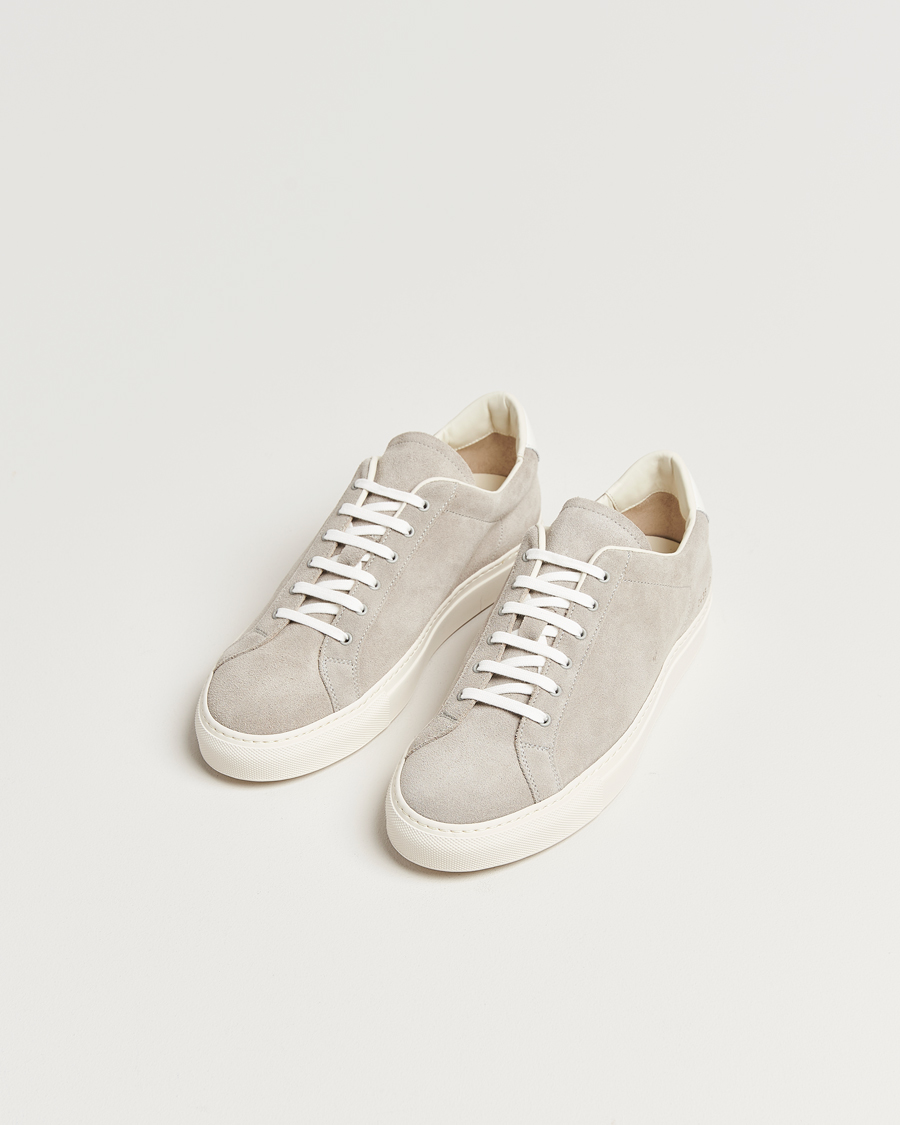 Herr | Common Projects Retro Suede Sneaker Grey | Common Projects | Retro Suede Sneaker Grey