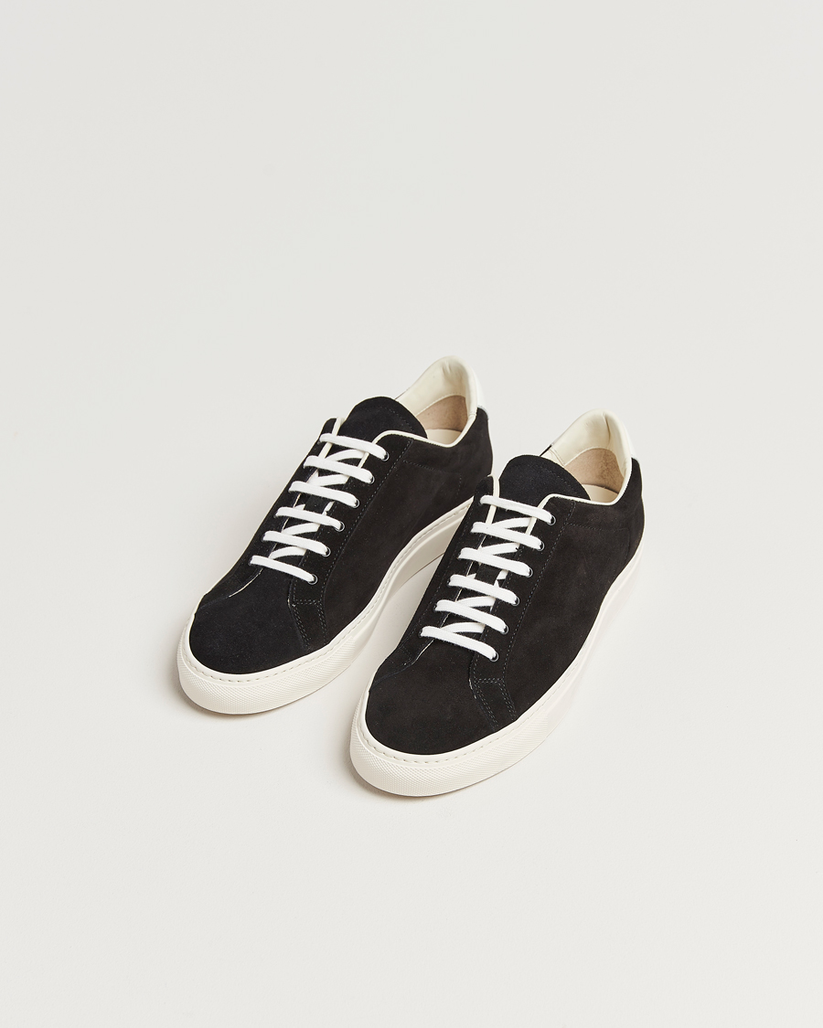 Herr | Common Projects Retro Suede Sneaker Black | Common Projects | Retro Suede Sneaker Black
