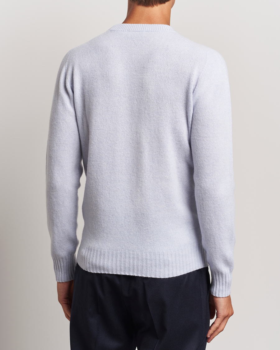 Herr | Tröjor | Altea | Wool/Cashmere Crew Neck Pullover Light Blue