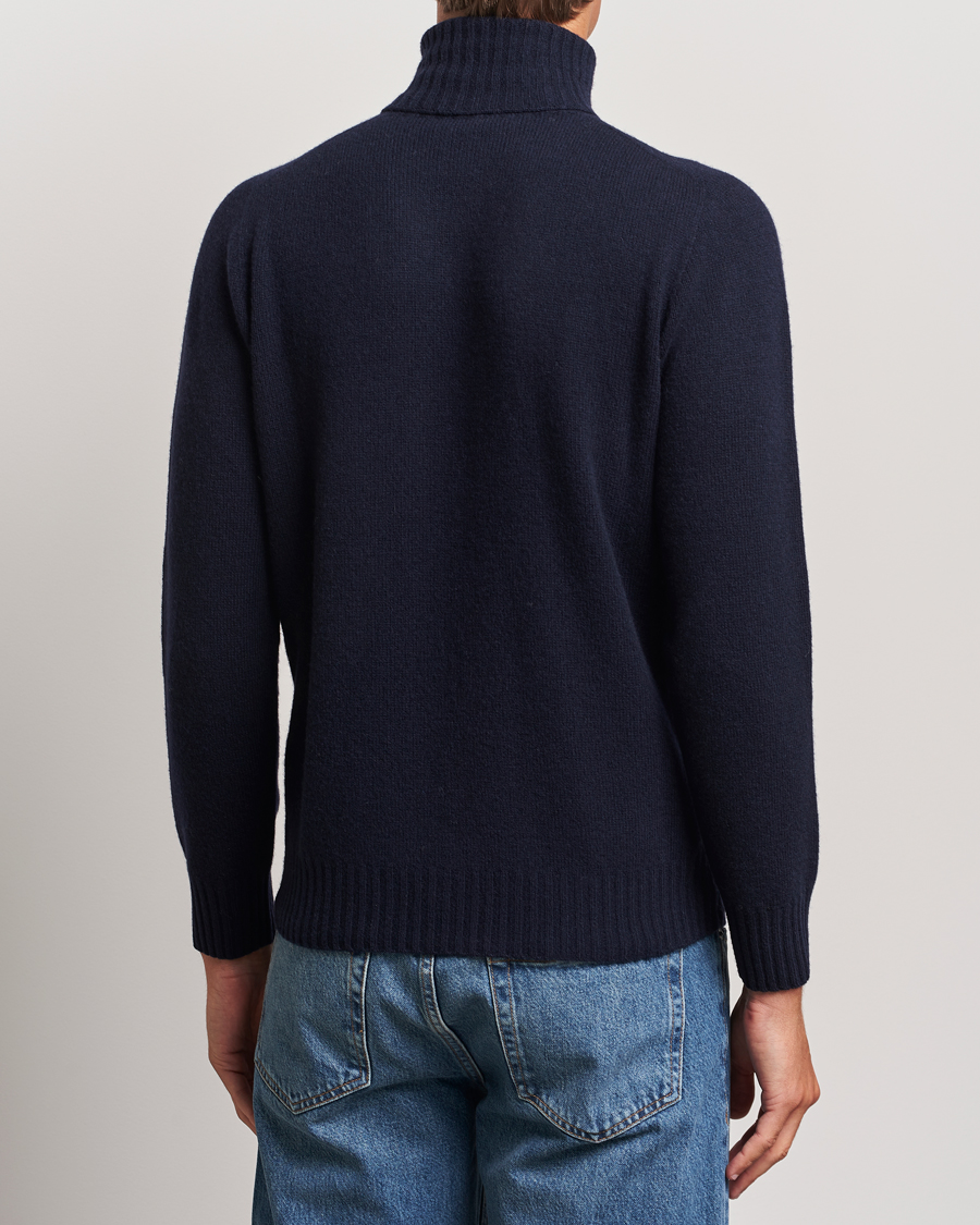 Herr | Tröjor | Altea | Wool/Cashmere Rollneck Navy
