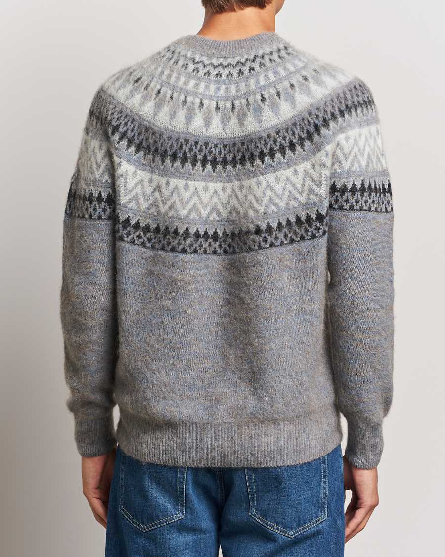 Herr | Tröjor | Altea | Wool/Cashmere Norwegian Sweater Grey
