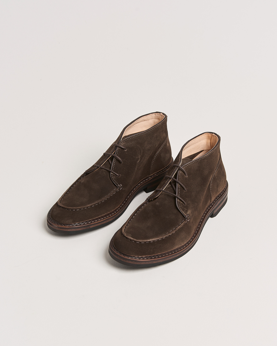 Herr | Astorflex Dukeflex Dainite Chukka Boot Dark Brown Suede | Astorflex | Dukeflex Dainite Chukka Boot Dark Brown Suede