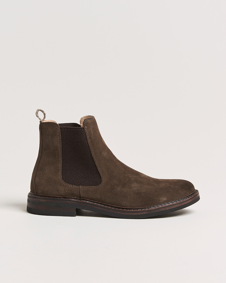 Herr | Astorflex Bitflex Dainite Chelsea Boot Dark Brown Suede | Astorflex | Bitflex Dainite Chelsea Boot Dark Brown Suede