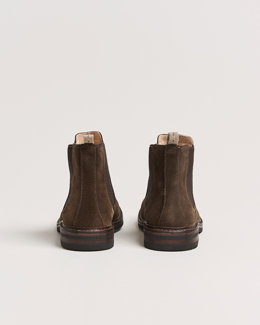 Herr | Astorflex Bitflex Dainite Chelsea Boot Dark Brown Suede | Astorflex | Bitflex Dainite Chelsea Boot Dark Brown Suede