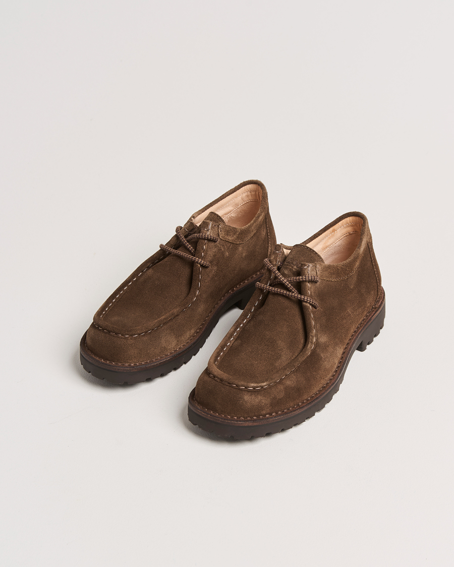 Herr | Astorflex Beenflex Rubber Sole Shoe Dark Khaki Suede | Astorflex | Beenflex Rubber Sole Shoe Dark Khaki Suede
