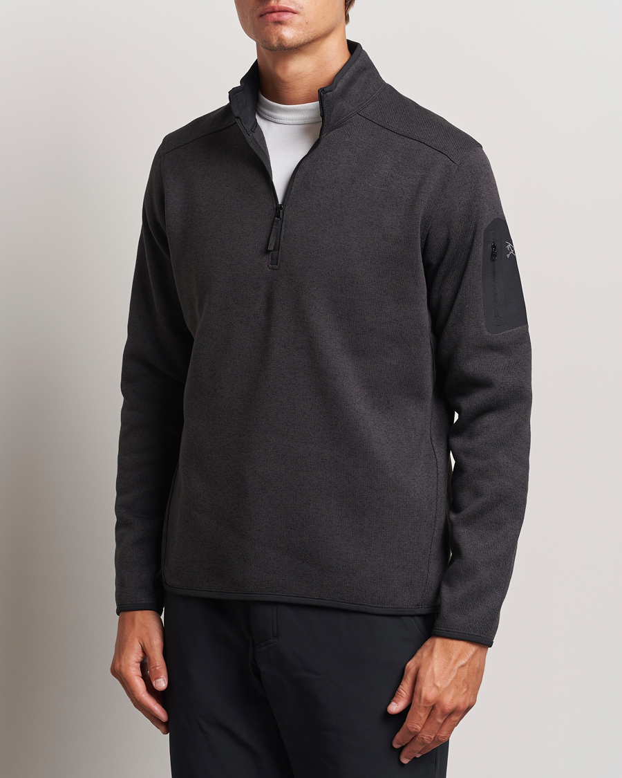 Herr | Tröjor | Arc'teryx | Covert Half Zip Black Heather