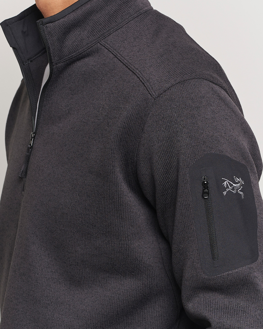Herr | Tröjor | Arc'teryx | Covert Half Zip Black Heather