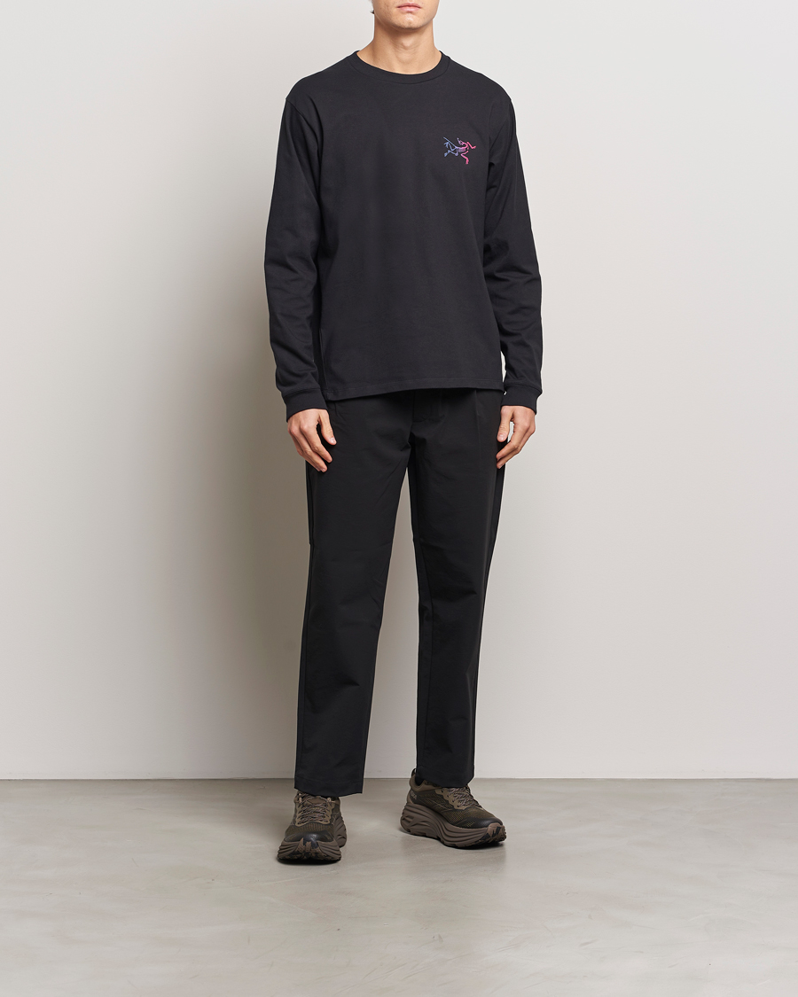Herr | T-Shirts | Arc'teryx | Kragg Heavy Cotton Long Sleeve T-Shirt Black