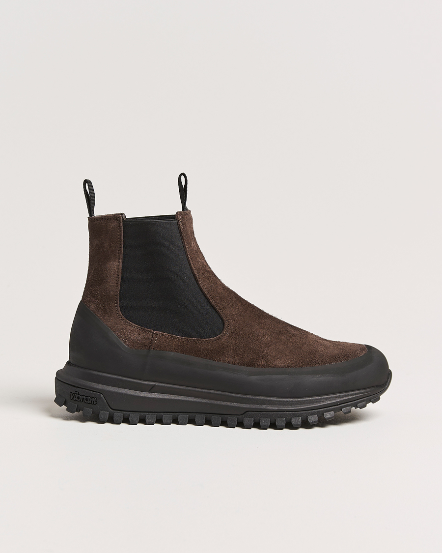 Herr | Diemme Ramon Vibram Sole Chelsea Boot Dark Brown Suede | Diemme | Ramon Vibram Sole Chelsea Boot Dark Brown Suede