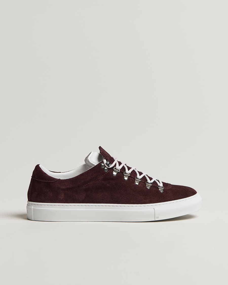 Herr | Diemme Marostica Low Sneaker Dark Cherry Suede | Diemme | Marostica Low Sneaker Dark Cherry Suede
