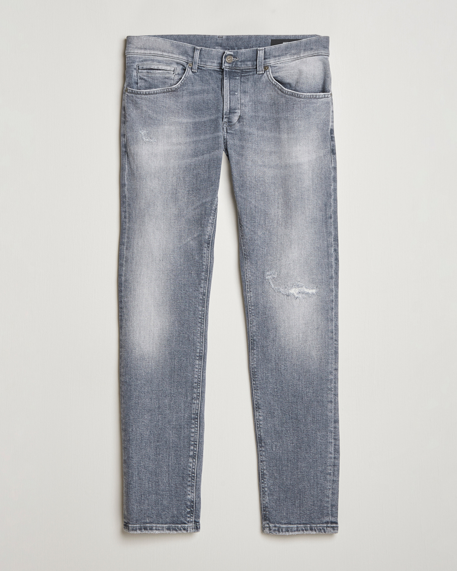 Herr | Jeans | Dondup | George Light Distressed Jeans Light Grey