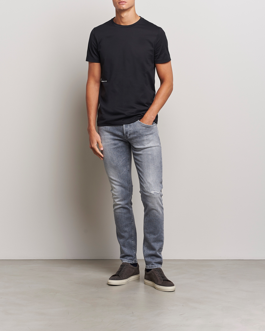 Herr | Jeans | Dondup | George Light Distressed Jeans Light Grey
