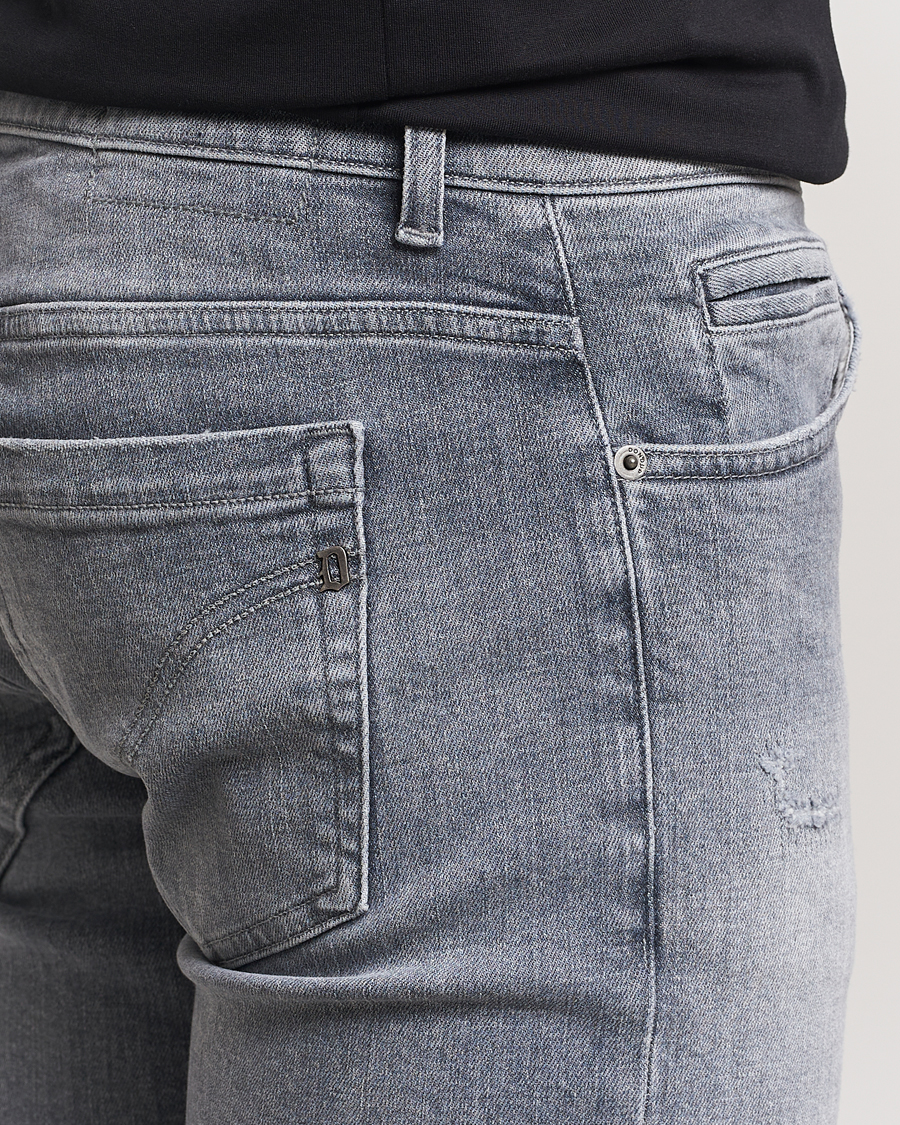 Herr | Jeans | Dondup | George Light Distressed Jeans Light Grey