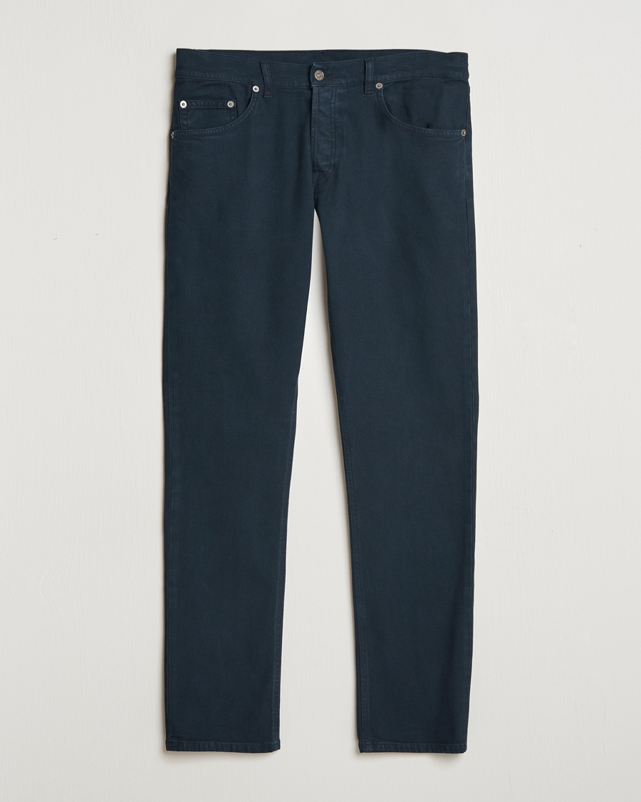 Herr | Byxor | Dondup | Icon 5-Pocket Pants Navy