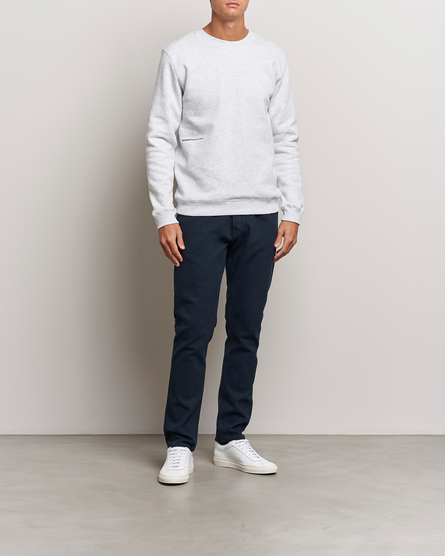Herr | Byxor | Dondup | Icon 5-Pocket Pants Navy